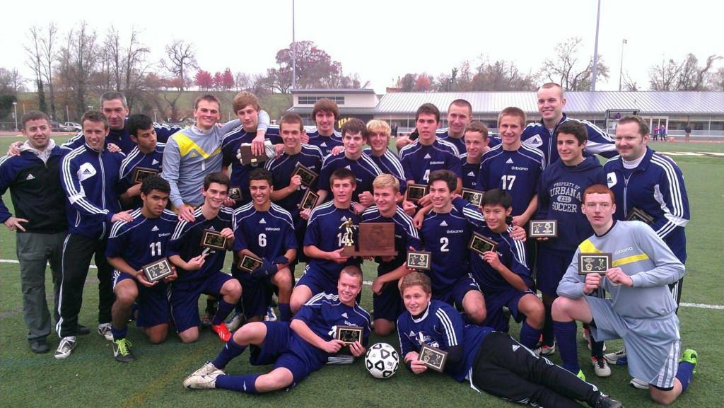 Urbana Boys Varsity Soccer takes first place in Maryland 3A State  Championship with a final score of 4-1. 