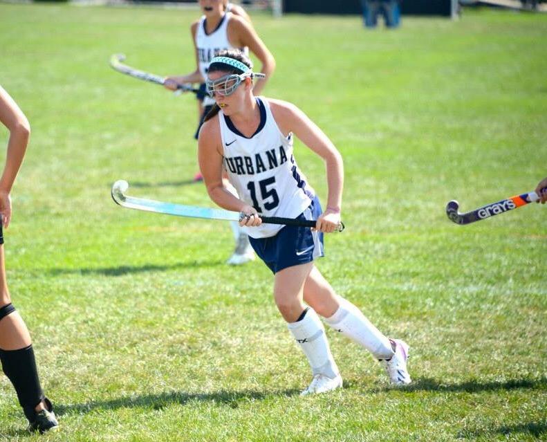 Senior, Courtney Mellon has been playing field hockey for four years and plans on continuing in college. 