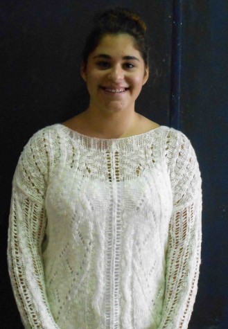 Senior, Margureite Haddad, who likes to sing and is in chamber ensemble.