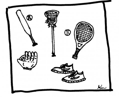 Spring Sports Cartoon 001