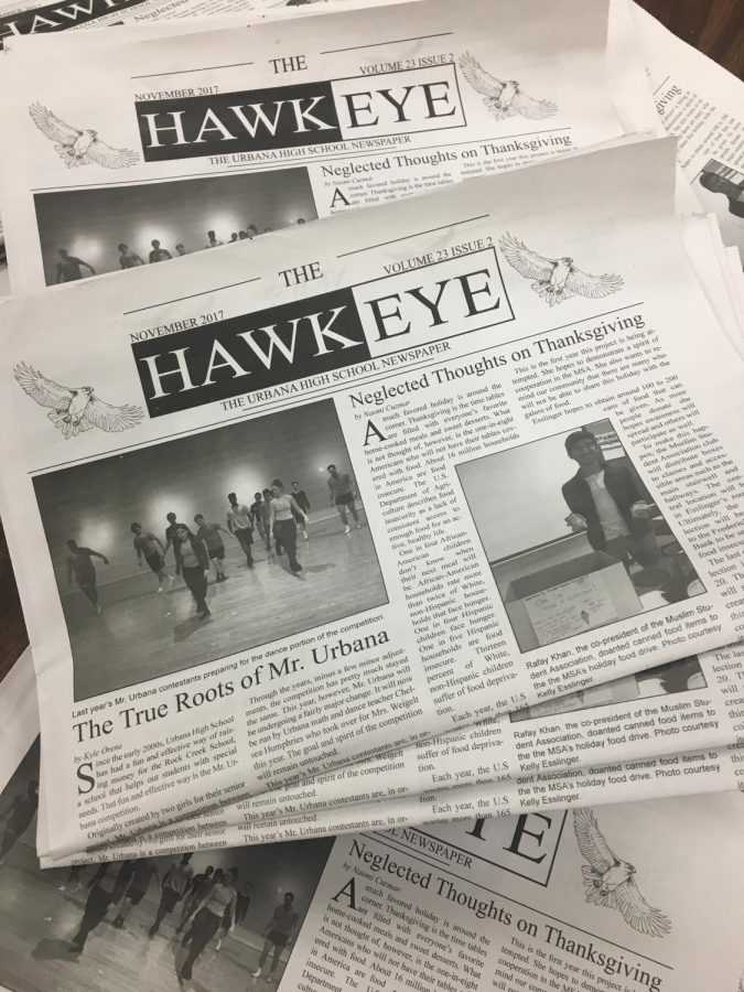 The second issue of The Hawkeye hit the newsstand on Tuesday, Nov. 21.