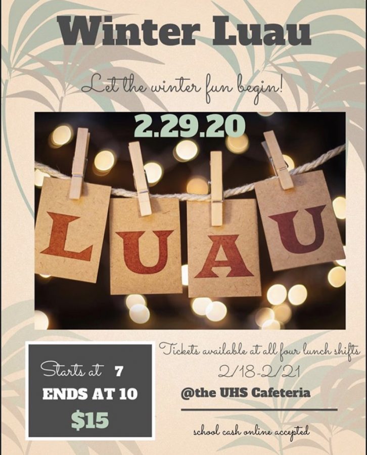 Urbana High Schools First Ever Luau, Tickets On Sale Now: Photo of the Day 2/19/2020