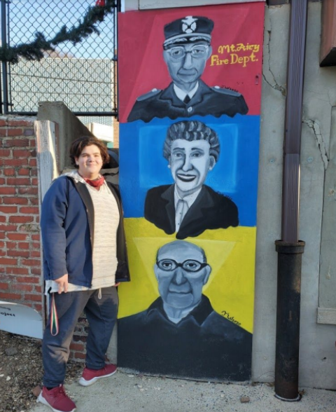 Painting the city: How junior Tobias Weichbrod became a Mt. Airy muralist