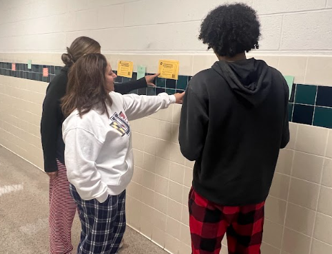 PJ pants spotted in the hallway while Planz and Ganley helping Taskeen on math problem