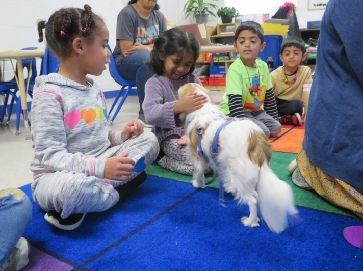 On Thursday, students at Sugarloaf Innovative Pre-K formed a loving connection with Ellie.