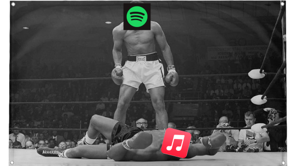 Spotify reigns supreme as the winner of Urbana's favorite music streaming platform. 