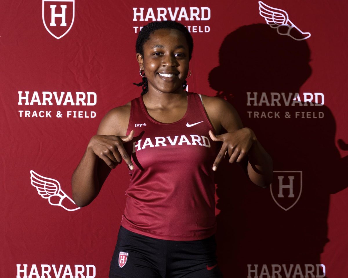 Cia Siewe represents Urbana at her Harvard official visit, before later commiting as a Crimson for the Class of 2029.