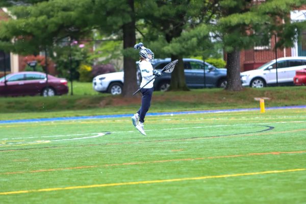 Zach Thayer's celebration after winning the CMC Championship against Linganore.