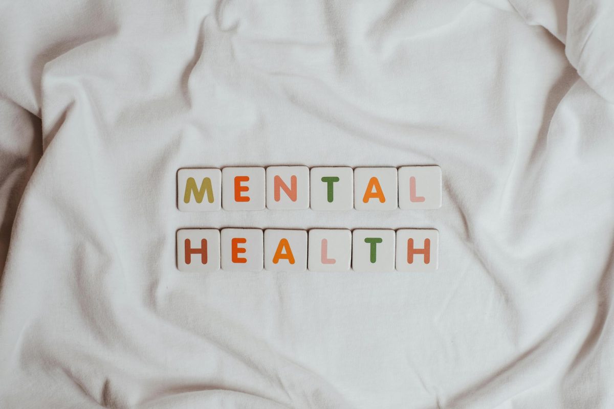 The phrase mental health on a sheet of fabric
Photo taken by vie studio via Pexels